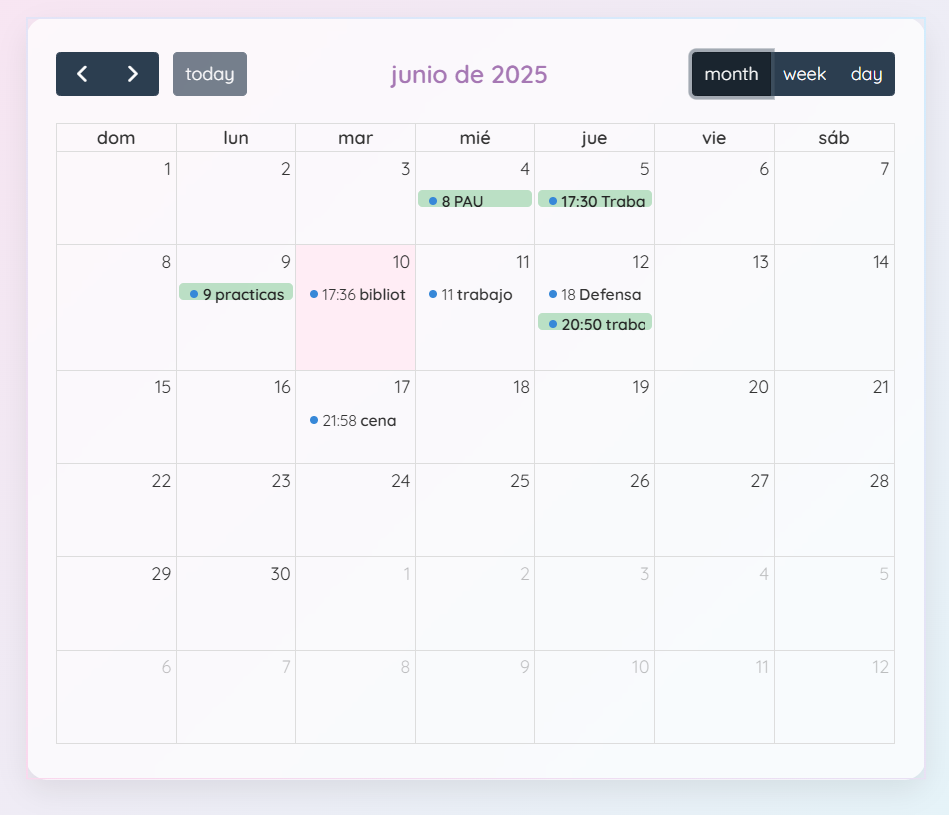 CALENDARIO